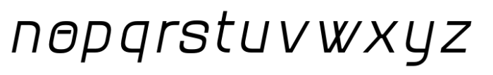 Apocalyptic Medium Italic Font LOWERCASE