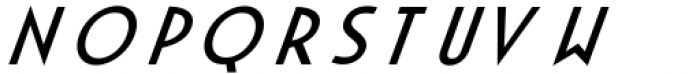 Apocalypto Display Medium Italic Font UPPERCASE
