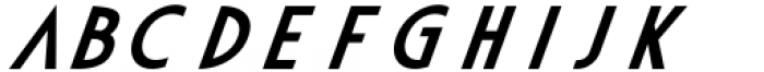 Apocalypto Display Semi Bold Italic Font LOWERCASE