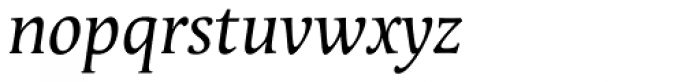 Apolline Std Italic Font LOWERCASE
