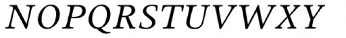 Apollo MT Italic Font UPPERCASE