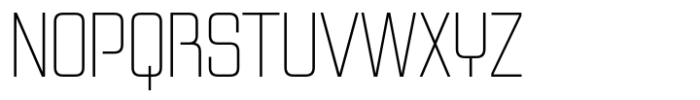 Apothem Condensed Light Font UPPERCASE