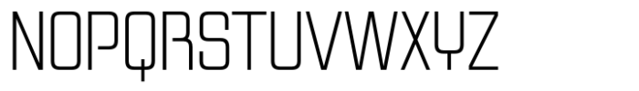 Apothem Condensed Regular Font UPPERCASE