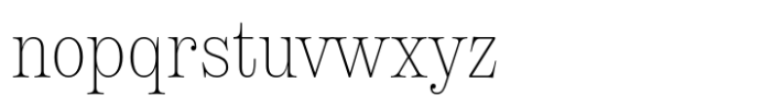 Apothicaire Light Condensed Font LOWERCASE