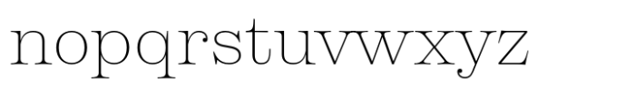 Apothicaire Light Expanded Font LOWERCASE