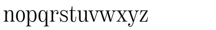 Apothicaire Regular Condensed Font LOWERCASE