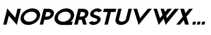 Appalachia Extended Black Italic Font UPPERCASE
