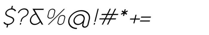 Appalachia Extended Light Italic Font OTHER CHARS