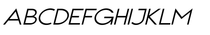 Appalachia Extended Regular Italic Font UPPERCASE