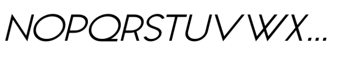 Appalachia Extended Regular Italic Font UPPERCASE