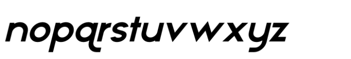 Appalachia Extended UltraBold Italic Font LOWERCASE