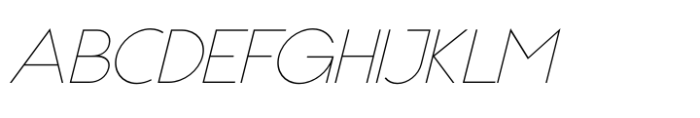Appalachia Thin Italic Font UPPERCASE