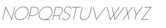 Appalachia Thin Italic Font UPPERCASE