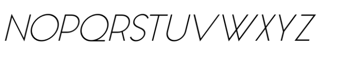 Appalachia UltraLight Italic Font UPPERCASE