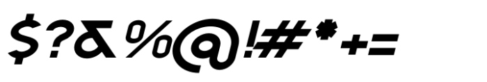 Appalachia Wide Black Italic Font OTHER CHARS