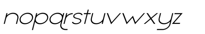 Appalachia Wide Light Italic Font LOWERCASE