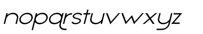Appalachia Wide Regular Italic Font LOWERCASE