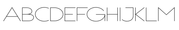 Appalachia Wide Thin Font UPPERCASE