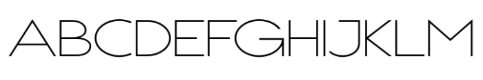 Appalachia Wide UltraLight Font UPPERCASE