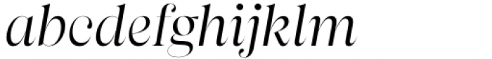 Apparel Display Regular Italic Font LOWERCASE