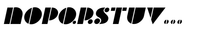 Apparel JNL Oblique Font UPPERCASE