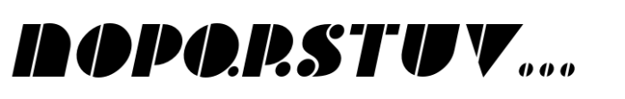 Apparel JNL Oblique Font LOWERCASE