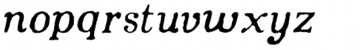 Appareo Black Italic Font LOWERCASE