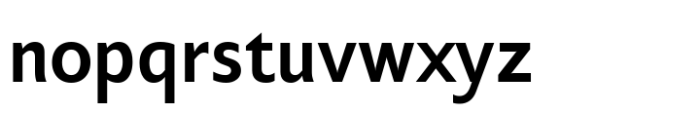 Applied Systems Semi Bold Font LOWERCASE