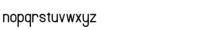 Apprentice SS Font LOWERCASE