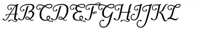 Apresia Script Regular Font UPPERCASE