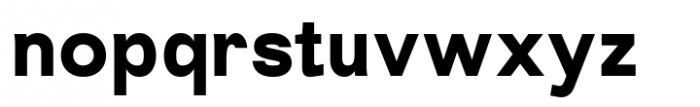 Aprex Sans Bold Font LOWERCASE