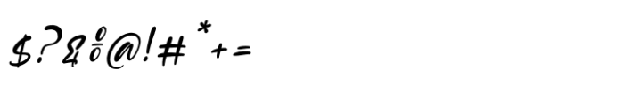 Apricot Bubbles Italic Font OTHER CHARS