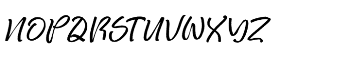 Aprils Joyful Italic Font UPPERCASE