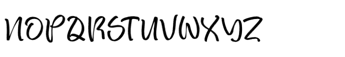 Aprils Joyful Regular Font UPPERCASE
