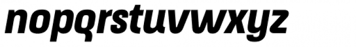 Apron Narrow Heavy Italic Font LOWERCASE