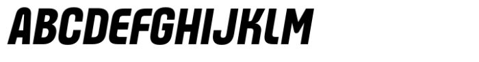 ApronNext Condensed Bold Italic Font UPPERCASE