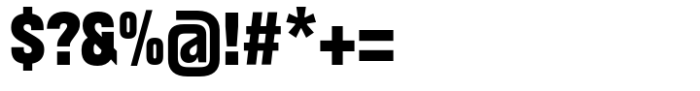 ApronNext Condensed Heavy Font OTHER CHARS