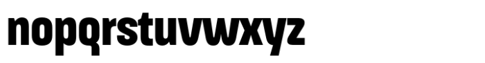 ApronNext Condensed Heavy Font LOWERCASE