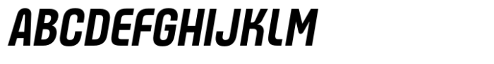 ApronNext Condensed Medium Italic Font UPPERCASE