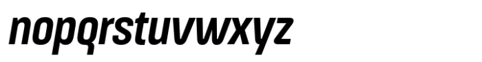 ApronNext Condensed Medium Italic Font LOWERCASE