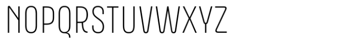 ApronNext Condensed Thin Font UPPERCASE