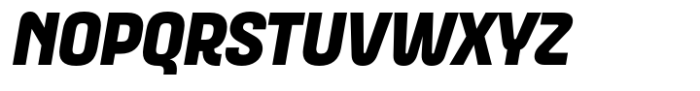 ApronNext Narrow Heavy Italic Font UPPERCASE