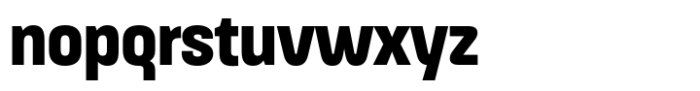 ApronNext Narrow Heavy Font LOWERCASE