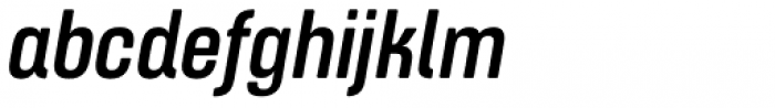 ApronSoft Condensed Medium Italic Font LOWERCASE