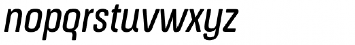 ApronSoft Condensed Regular Italic Font LOWERCASE
