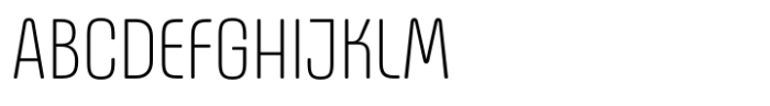 ApronSoft Condensed Thin Font UPPERCASE