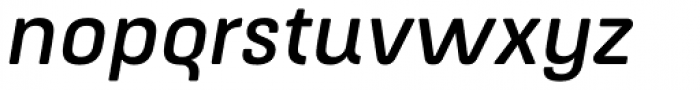 ApronSoft Medium Italic Font LOWERCASE