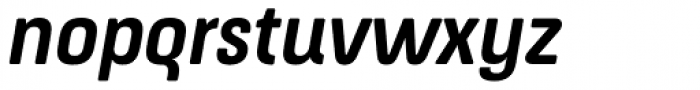 ApronSoft Narrow Bold Italic Font LOWERCASE