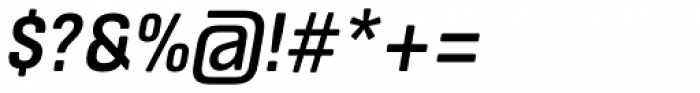 ApronSoft Narrow Medium Italic Font OTHER CHARS