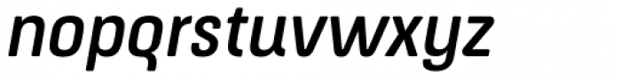 ApronSoft Narrow Medium Italic Font LOWERCASE